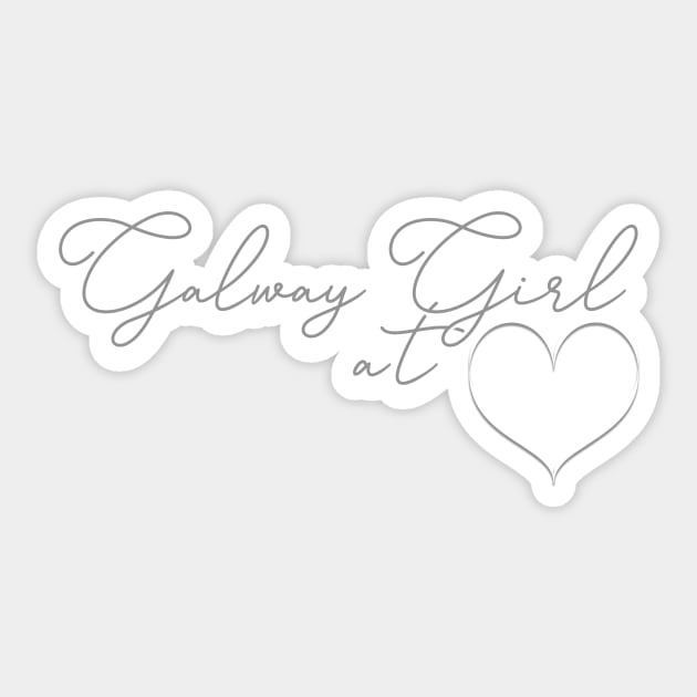 Galway Girl Sticker by tdkenterprises